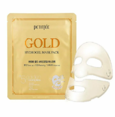 Гидрогелевая маска для лица с ионами золота PETITFEE, 32г