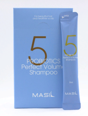 Шампунь с пробиотиками для объема волос MASIL, 8мл * 20шт