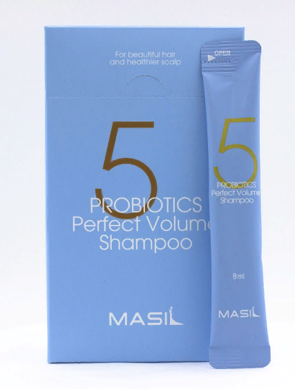 Шампунь с пробиотиками для объема волос MASIL, 8мл * 20шт