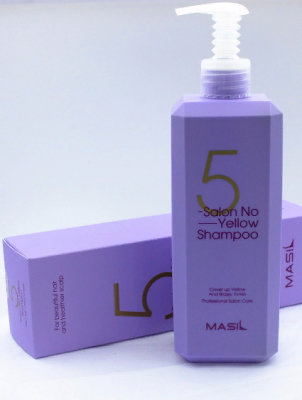 Шампунь для волос против желтизны MASIL, 500 ML