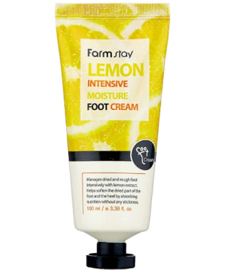 Увлажняющий крем для ног с лимоном FARMSTAY, 100 МЛ